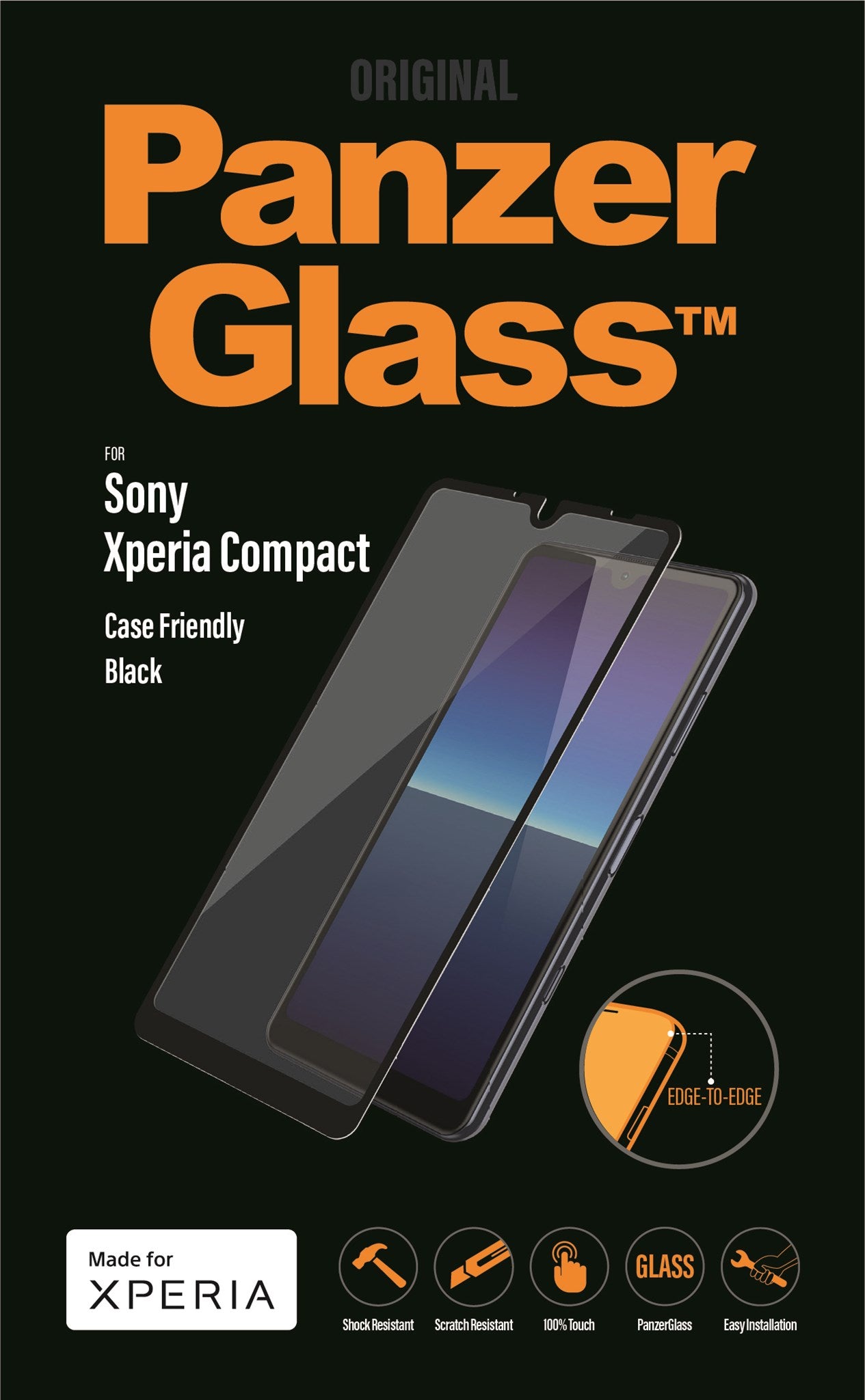 PanzerGlass® Displayschutz Sony Xperia Compact